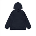 Sunrise fleece button hoodie navy
