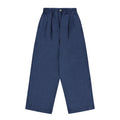 Two tuck wide kation pant blue