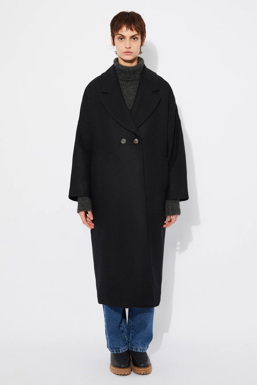 Black cedar coat