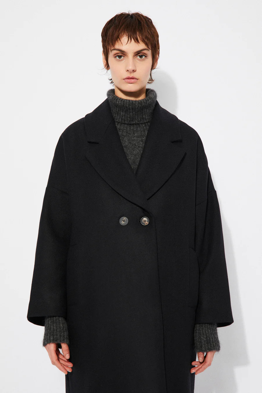 Black cedar coat
