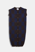 Elaine vest checked