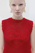 Elise top red