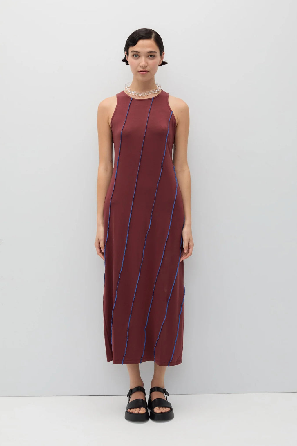 Faten dress rust