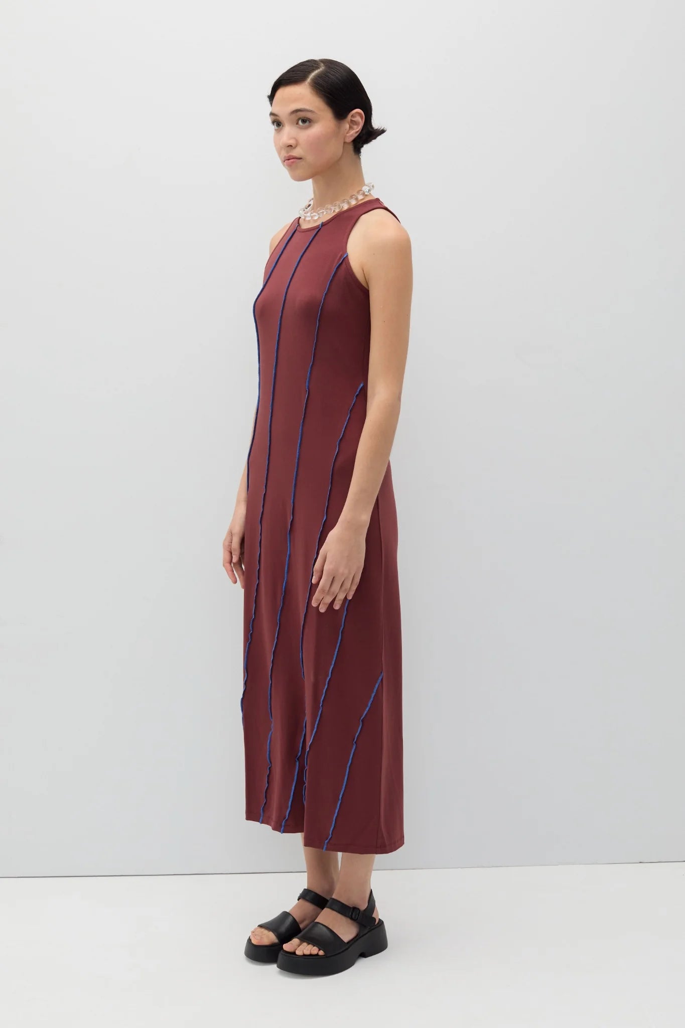 Faten dress rust