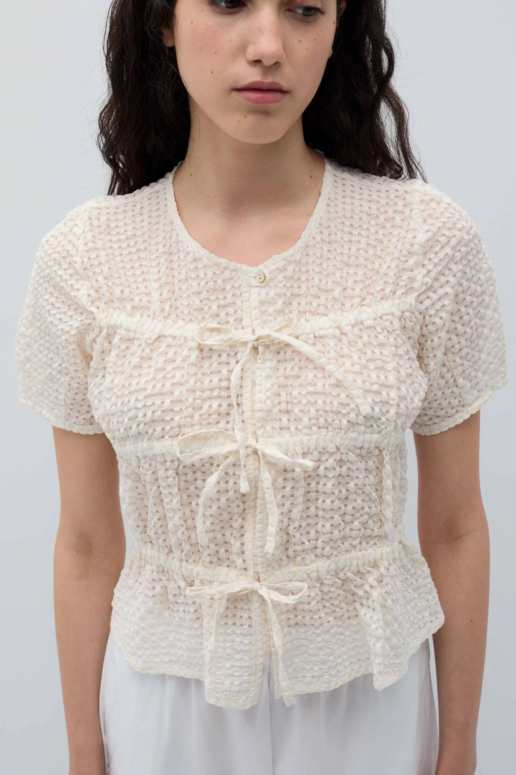 Josephine beige top