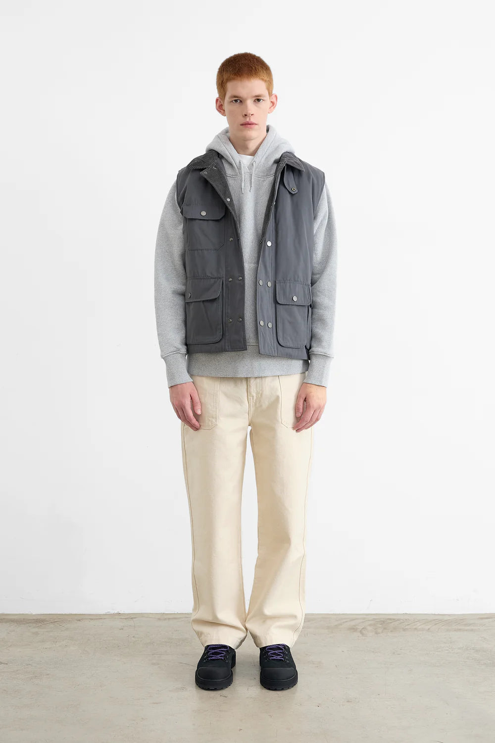Muik vest grey