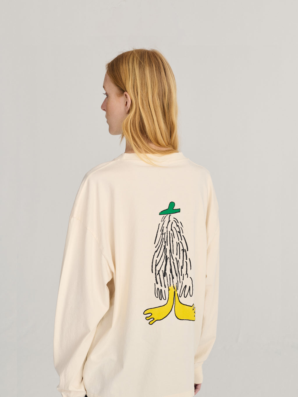 Hidden monster relaxed t-shirt off white