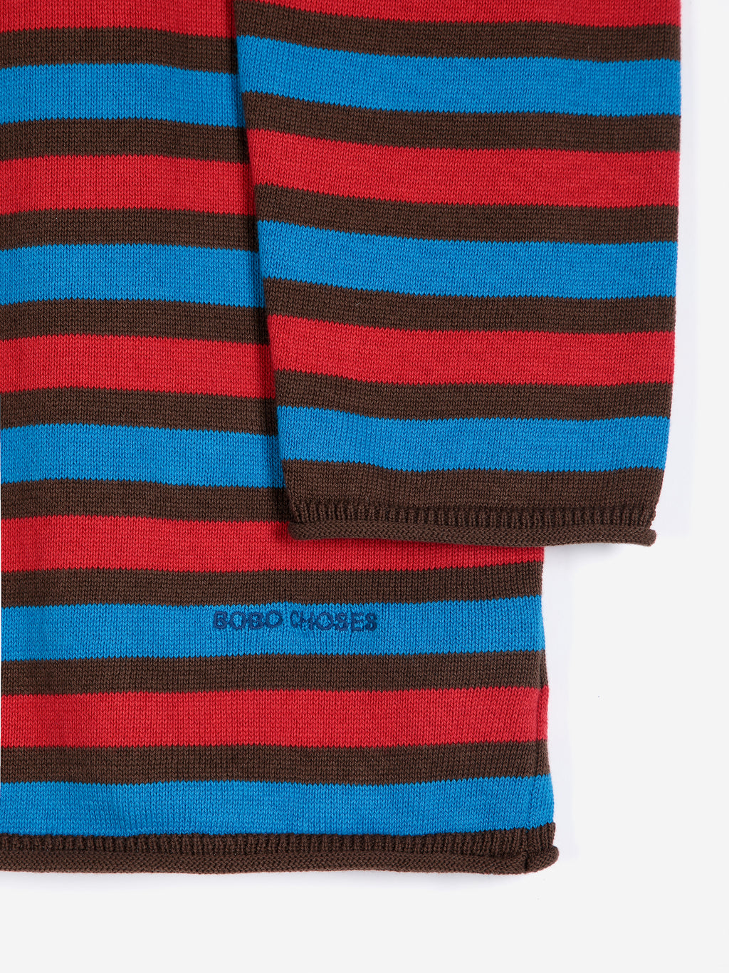 Striped cotton cardigan multi