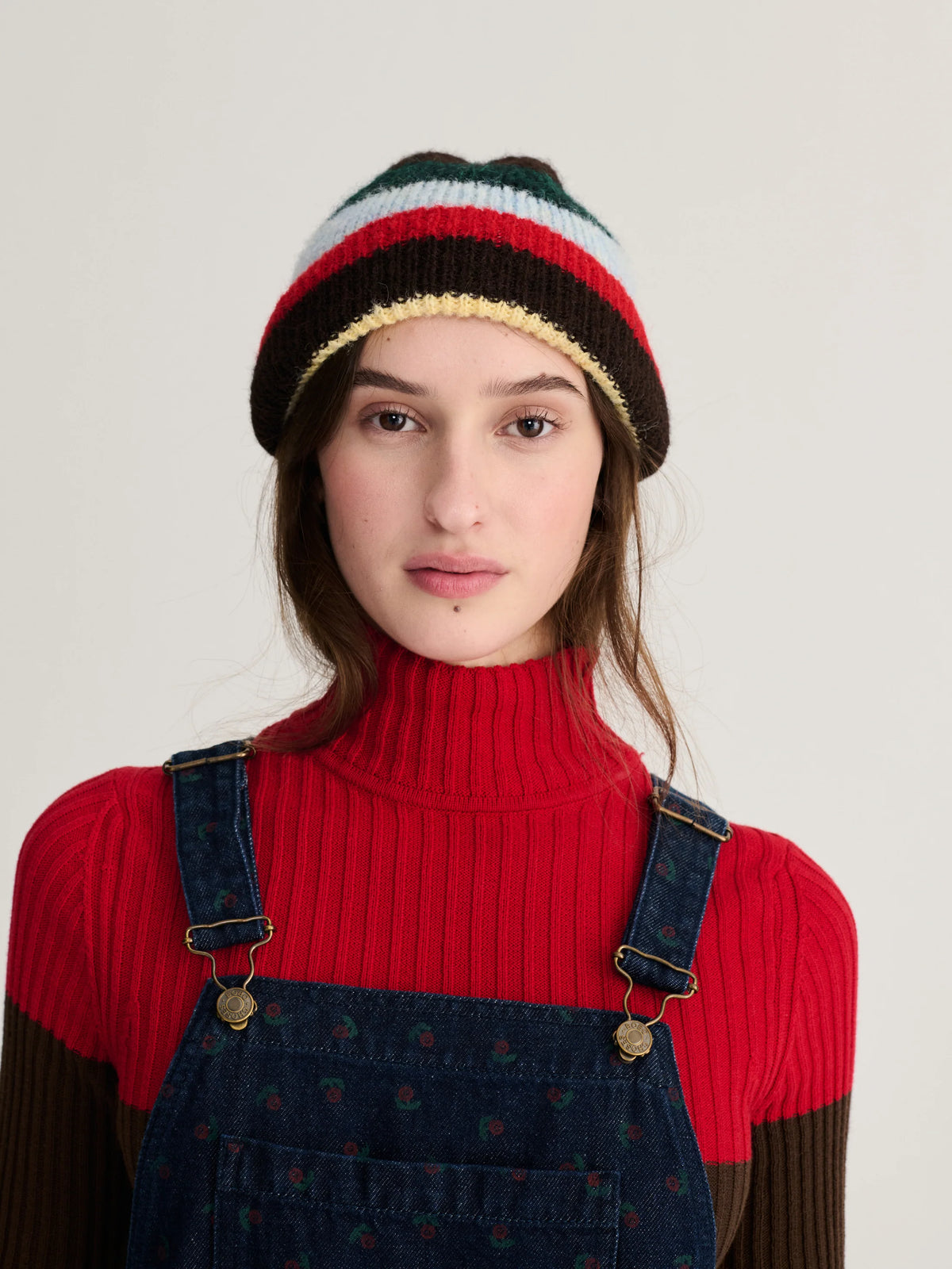 Striped beanie multicolor