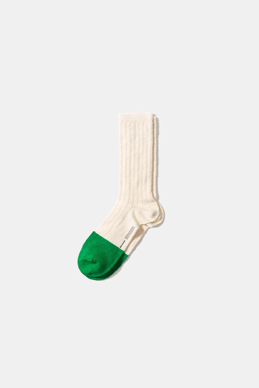 Bicolor socks off-white