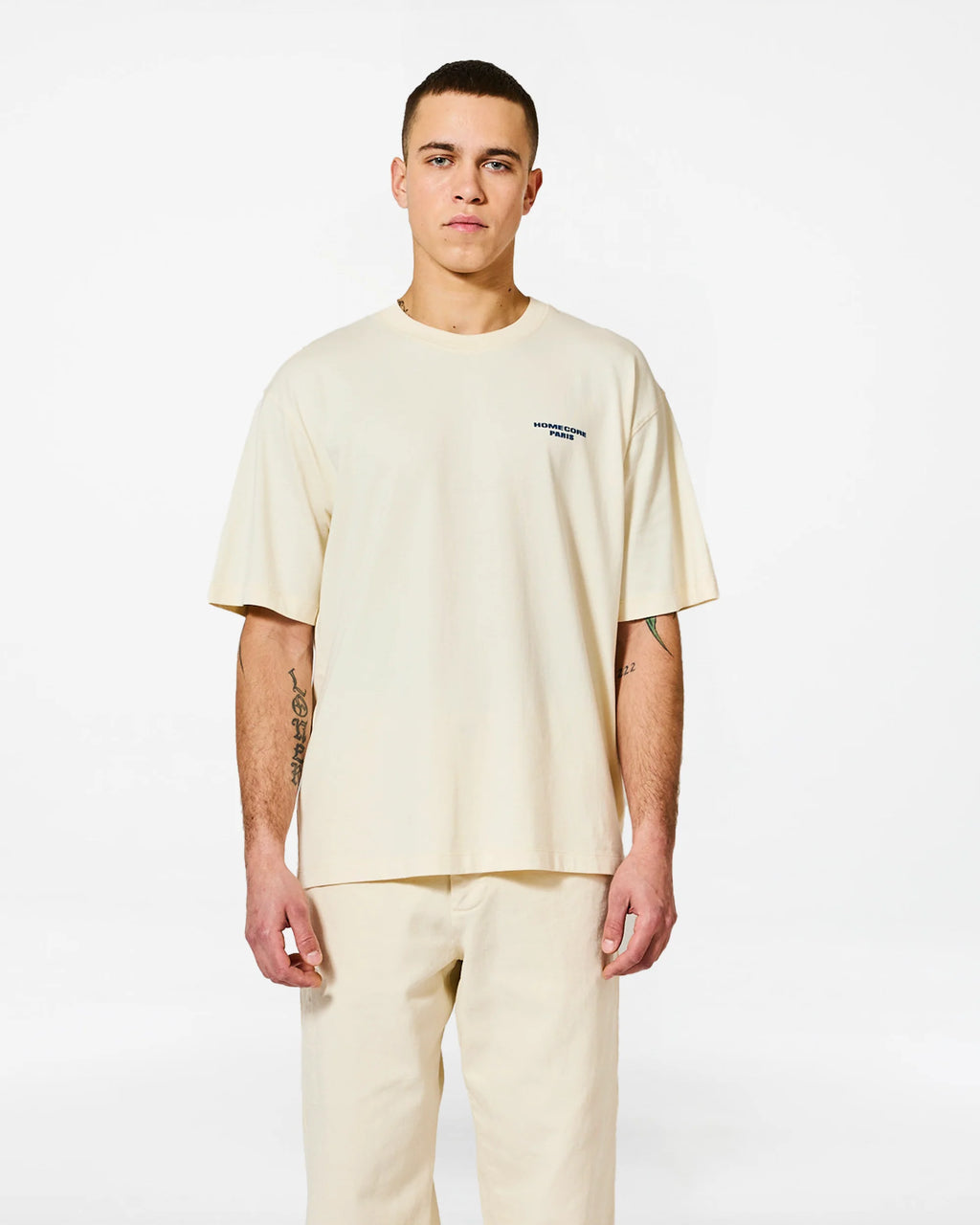 T-Shirt Paris 10 cream blue