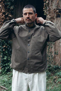 Dune-coloured lined khaki jacket