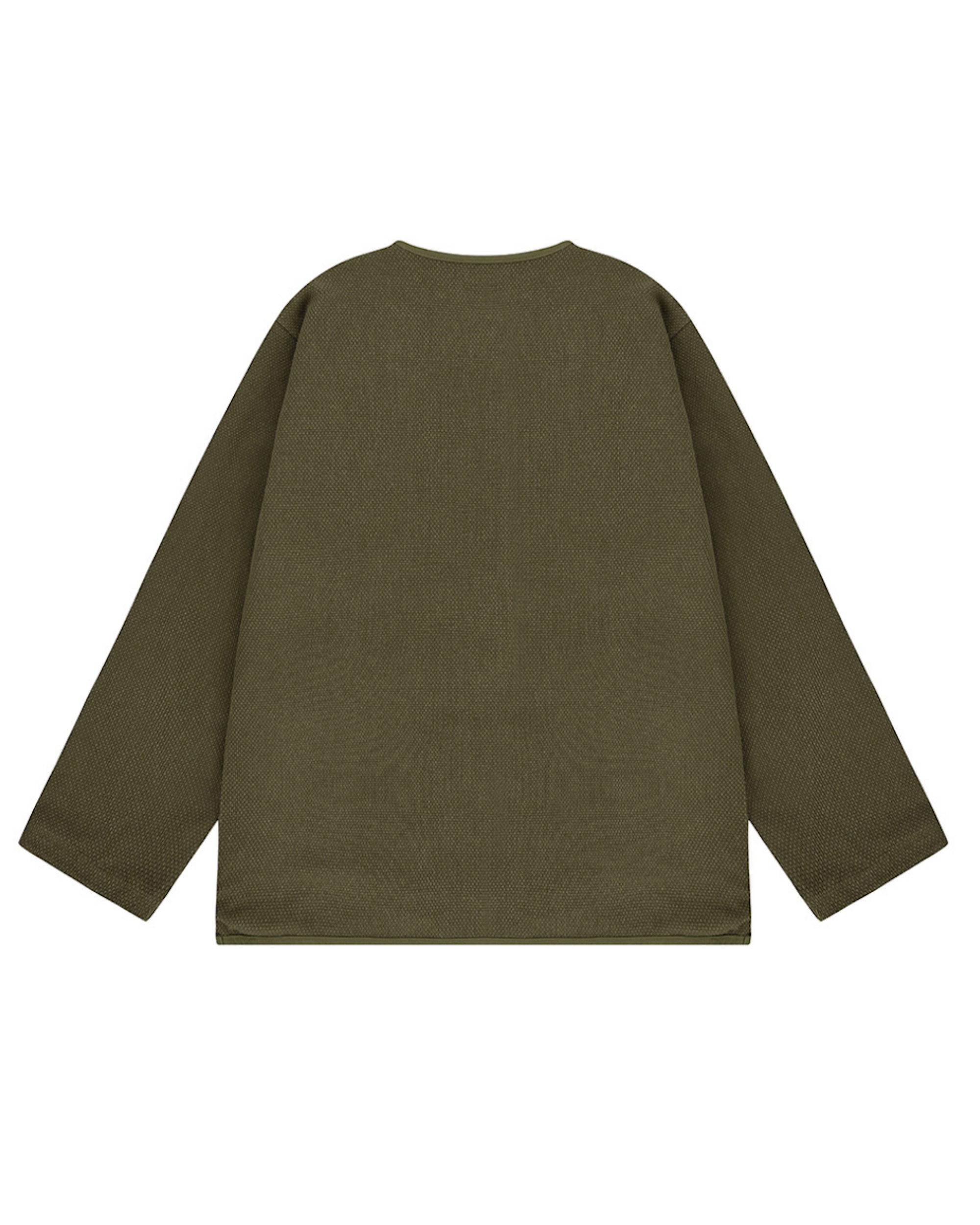 Reversible round utility jacket khaki