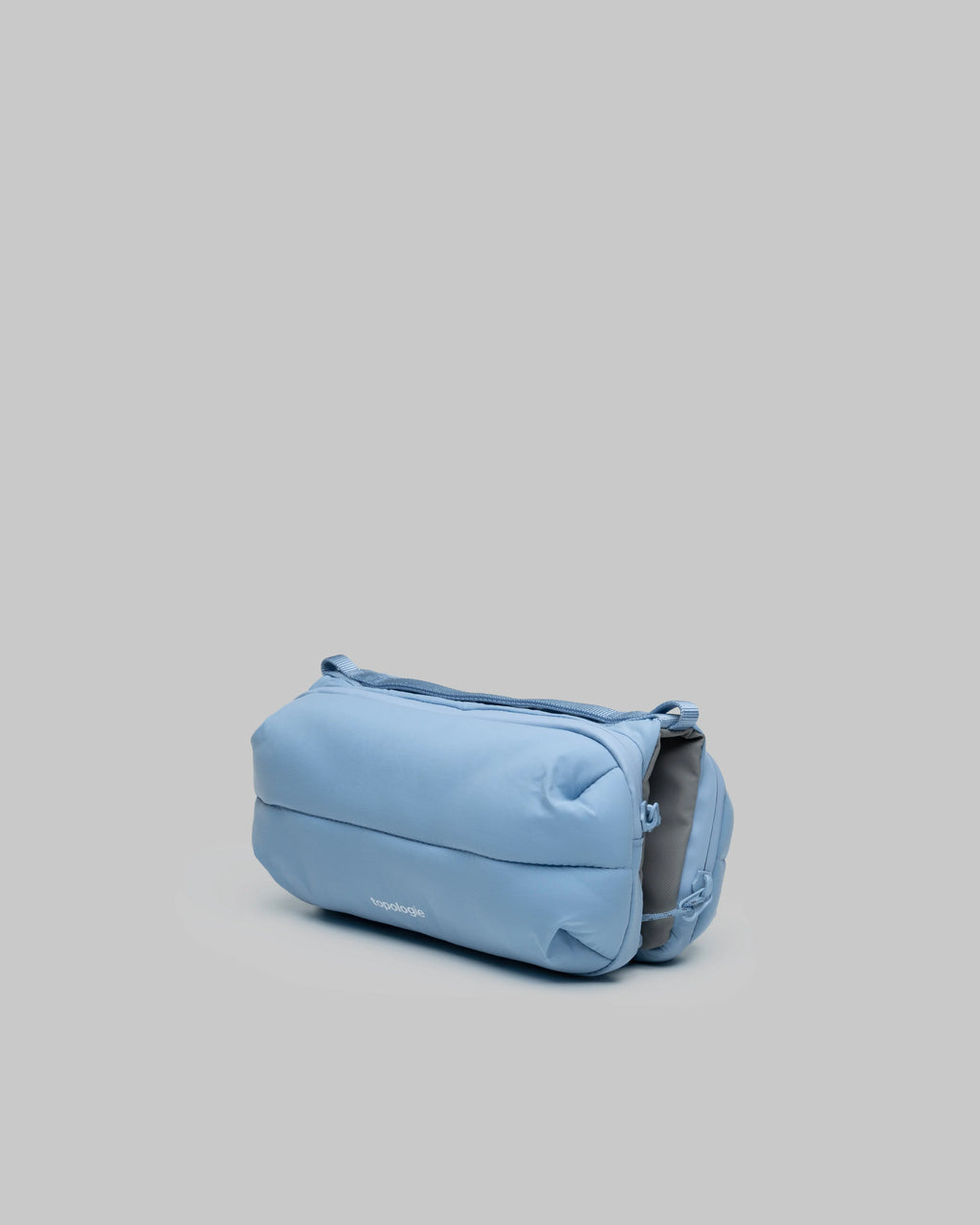 Bottle sacoche medium chambray silky peach