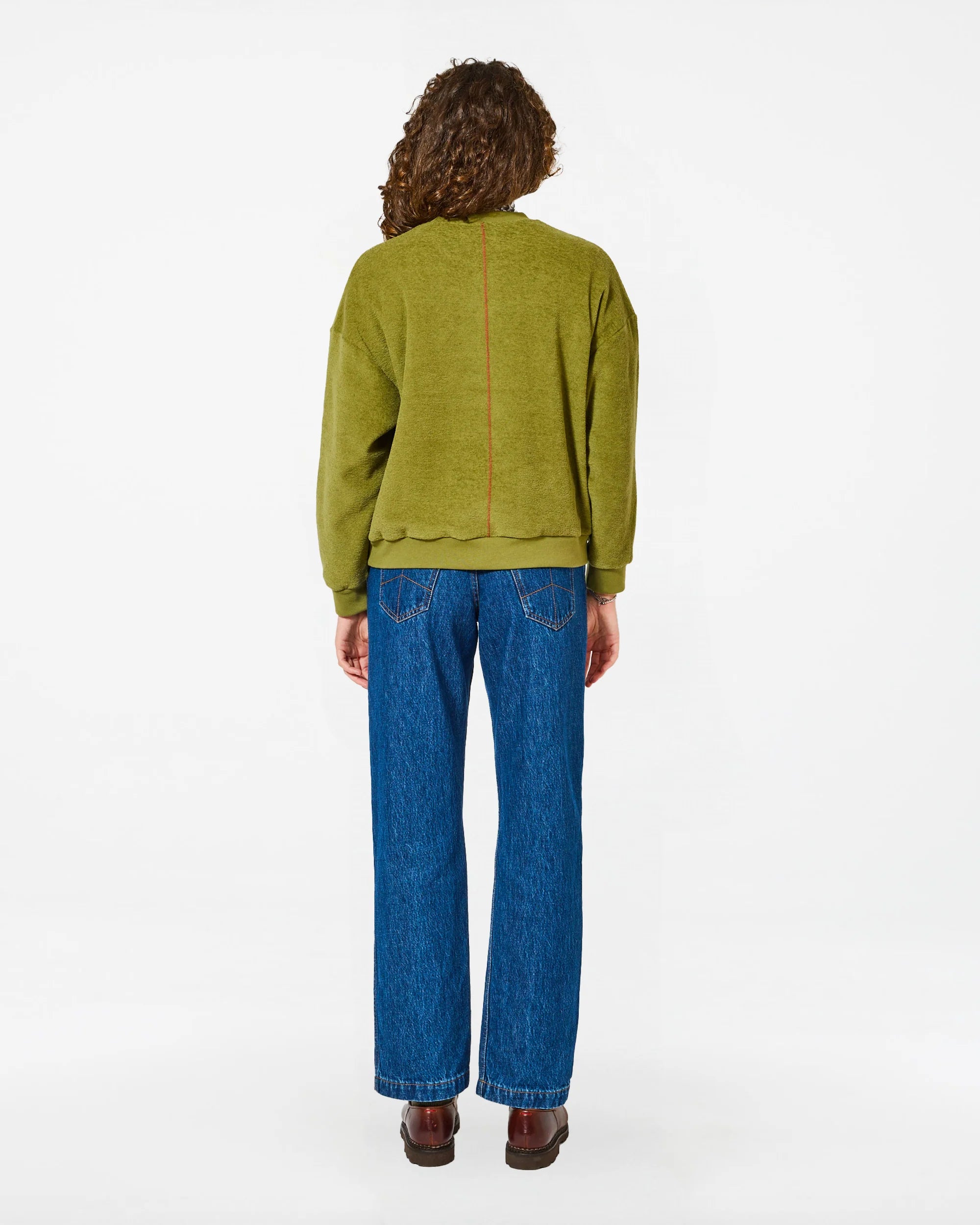 Sweatshirt kallos sponge rosemary green