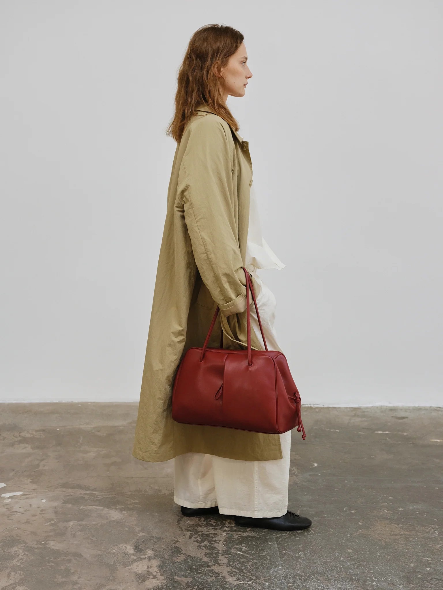 Brooklyn bag cherry red