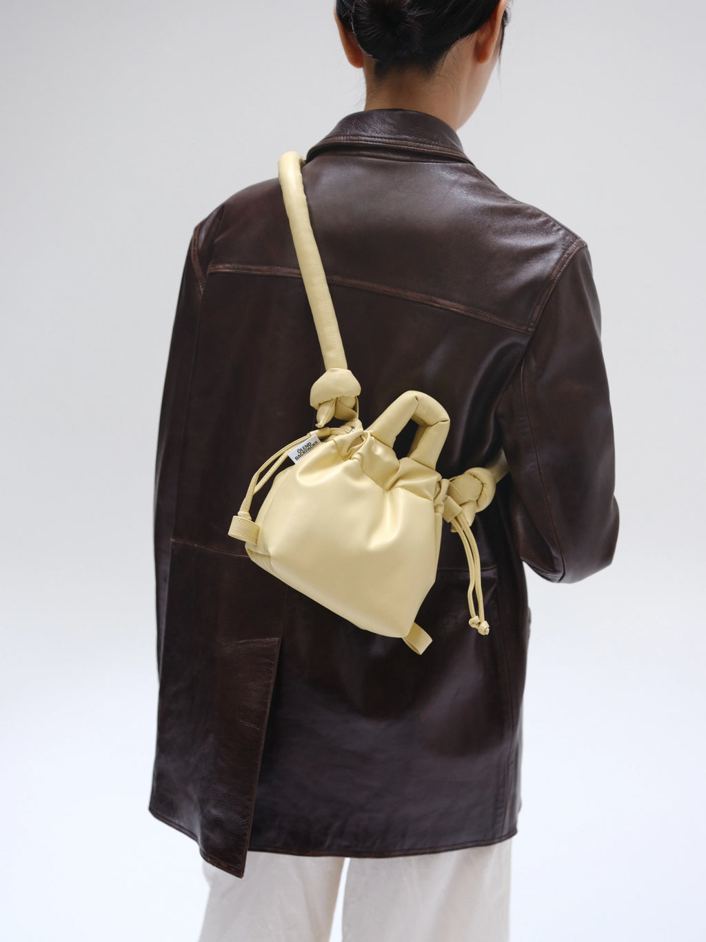 Ona micro bag vegan leather butter yellow