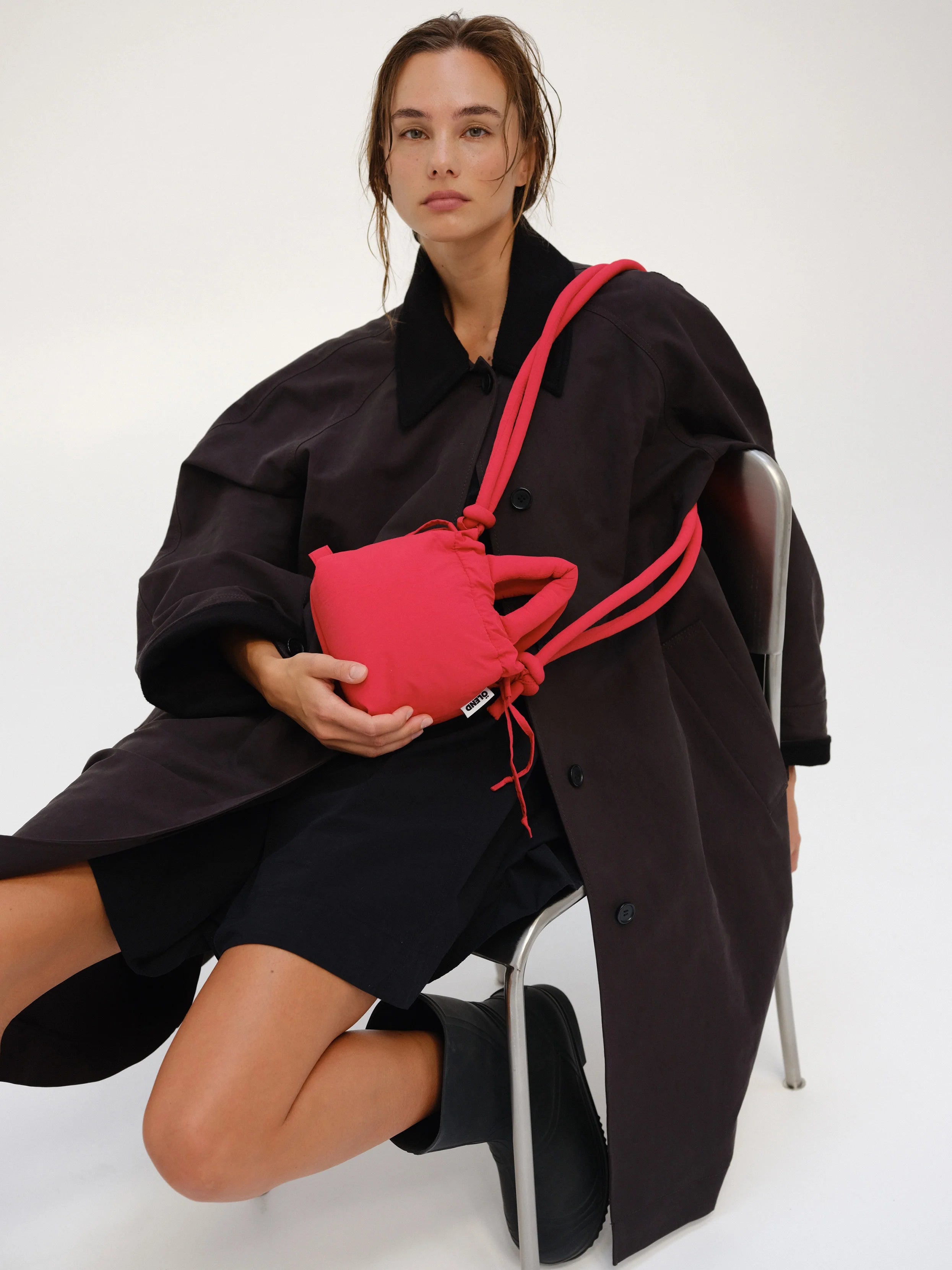 Micro soft red bag