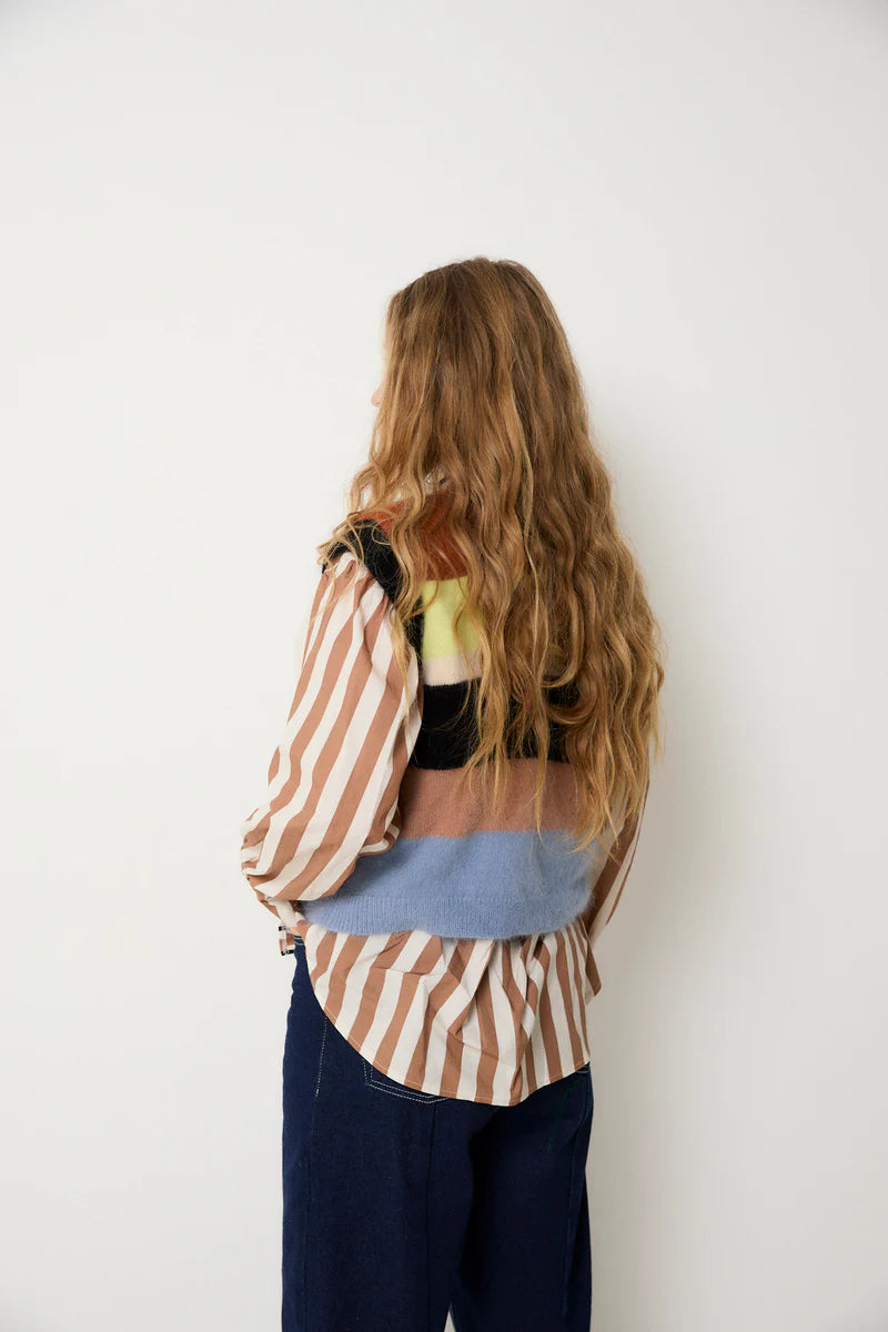 Caramel knit Nagoya vest