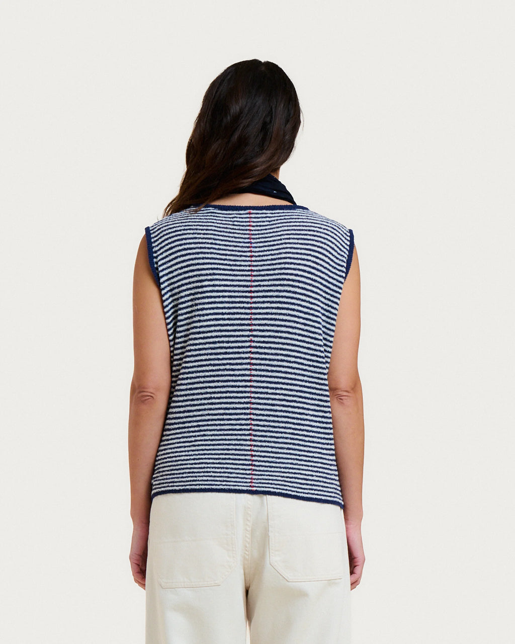 Débardeur sofia spuma navy stripes