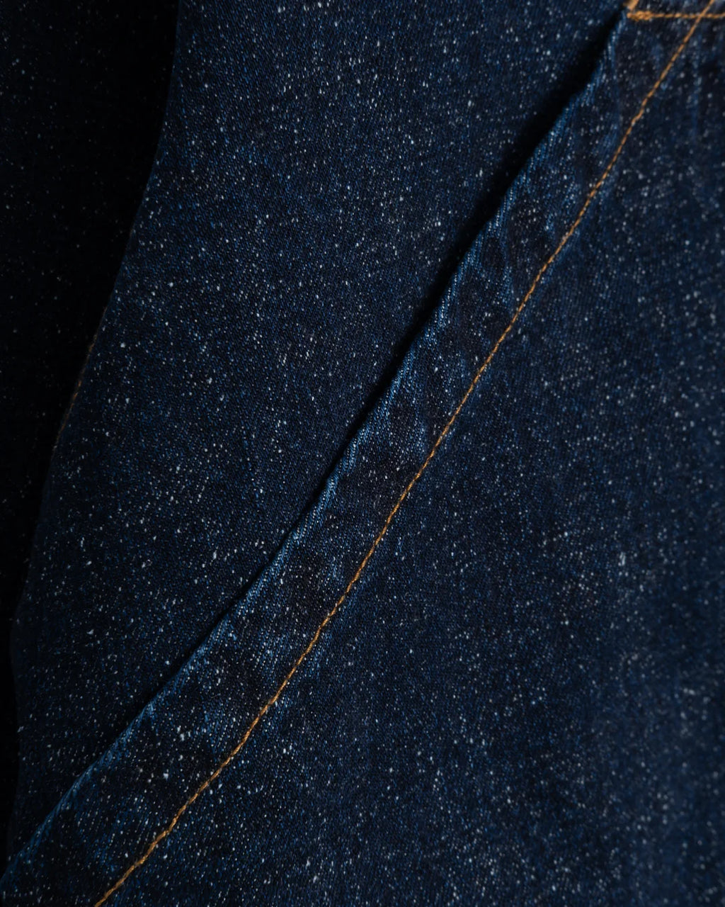 Nuclear jacket neppy denim indigo