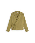 Pistaccio seersucker lenie blouse
