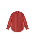 Red steffi stripes odelia blouse