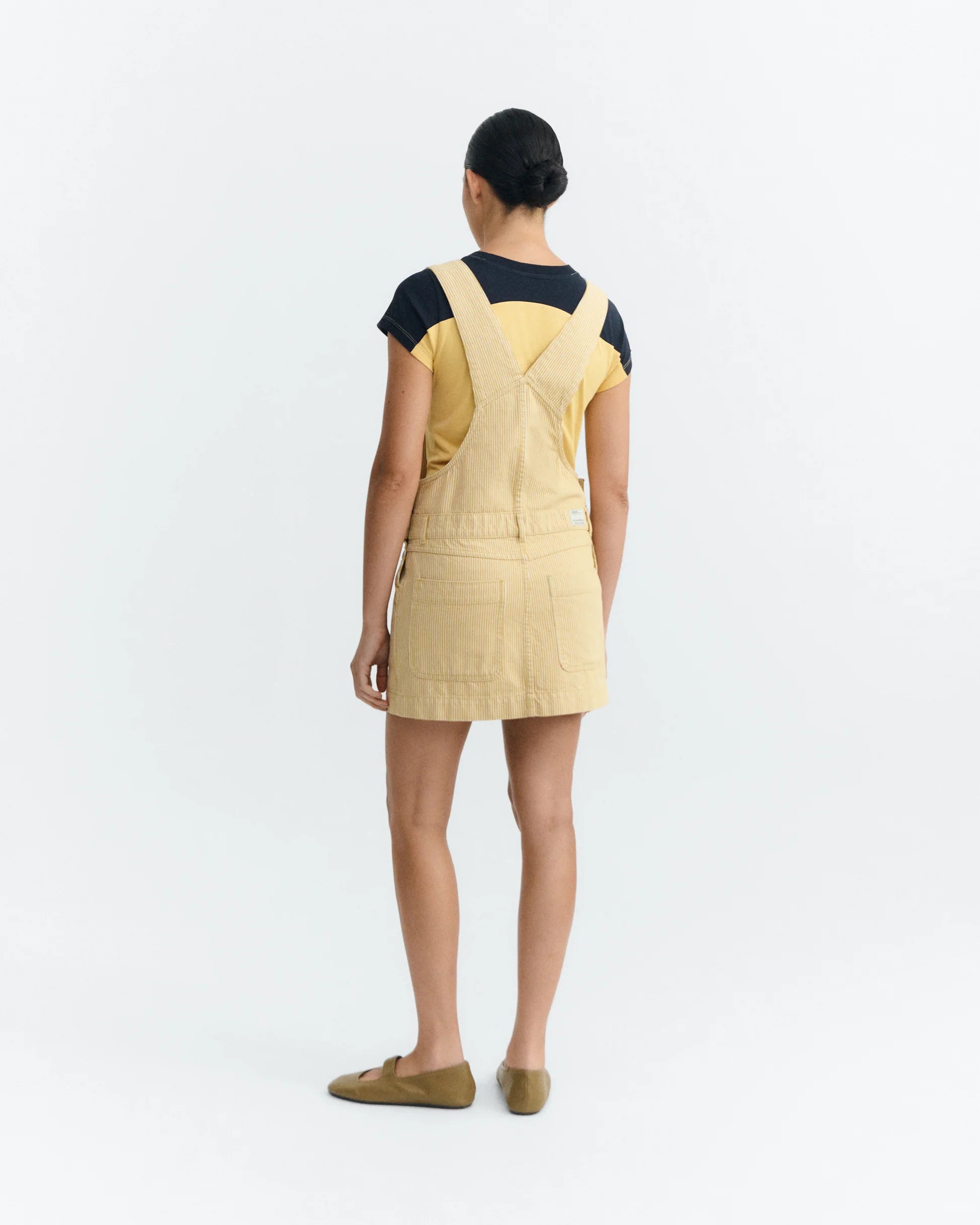 Rafaela nogal stripes dress