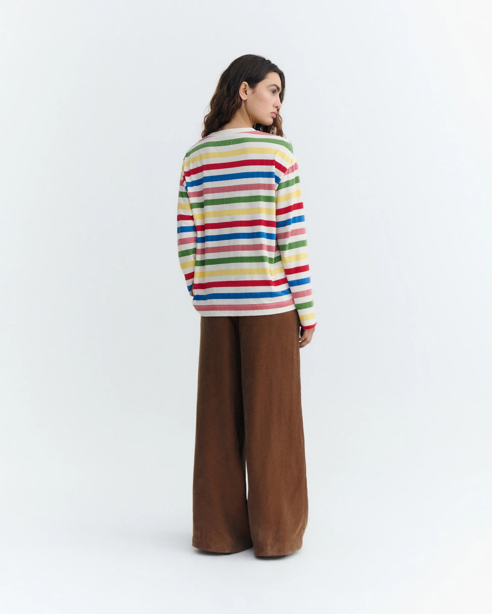 Emily tee med stripes