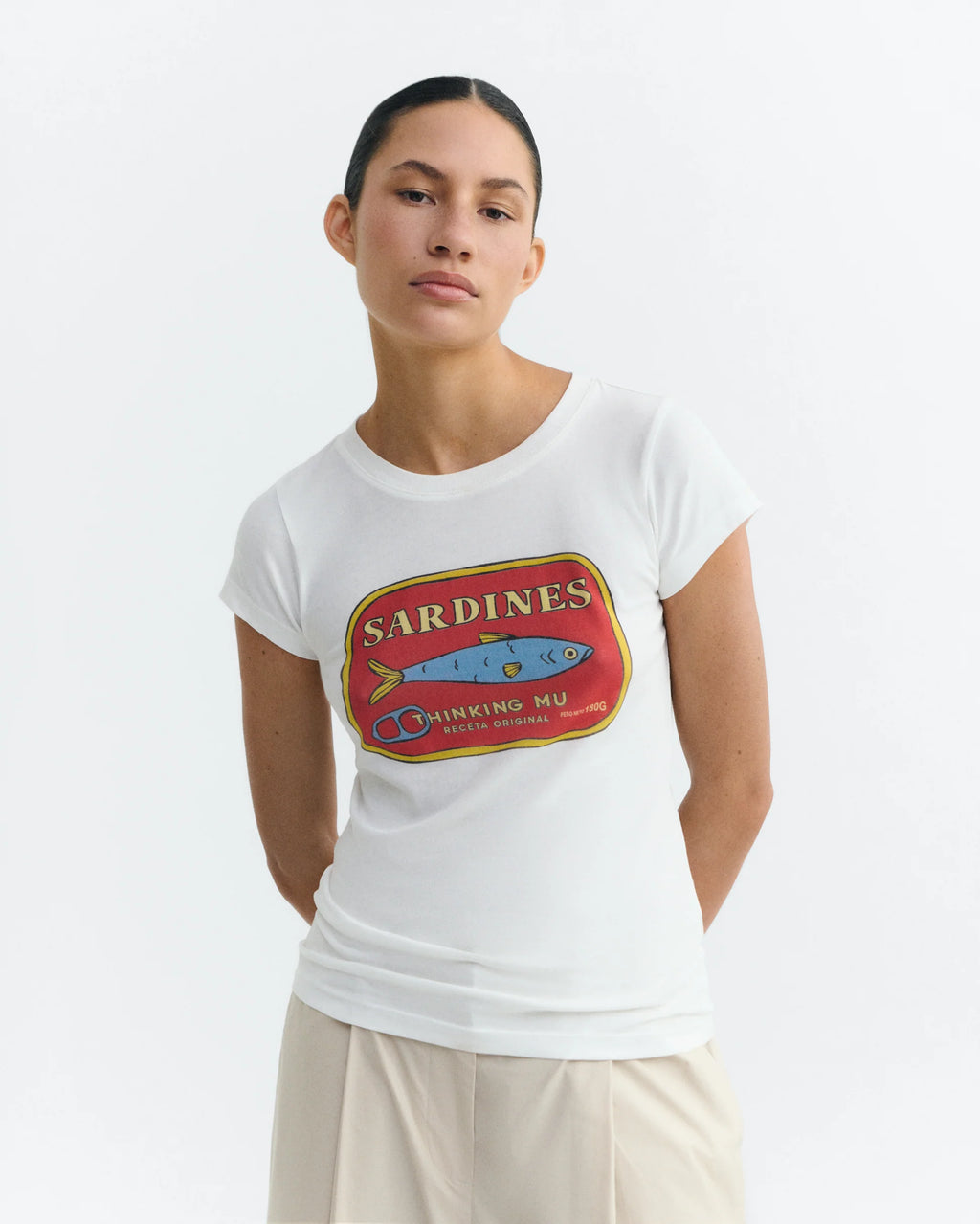 Mirna sardine tee white