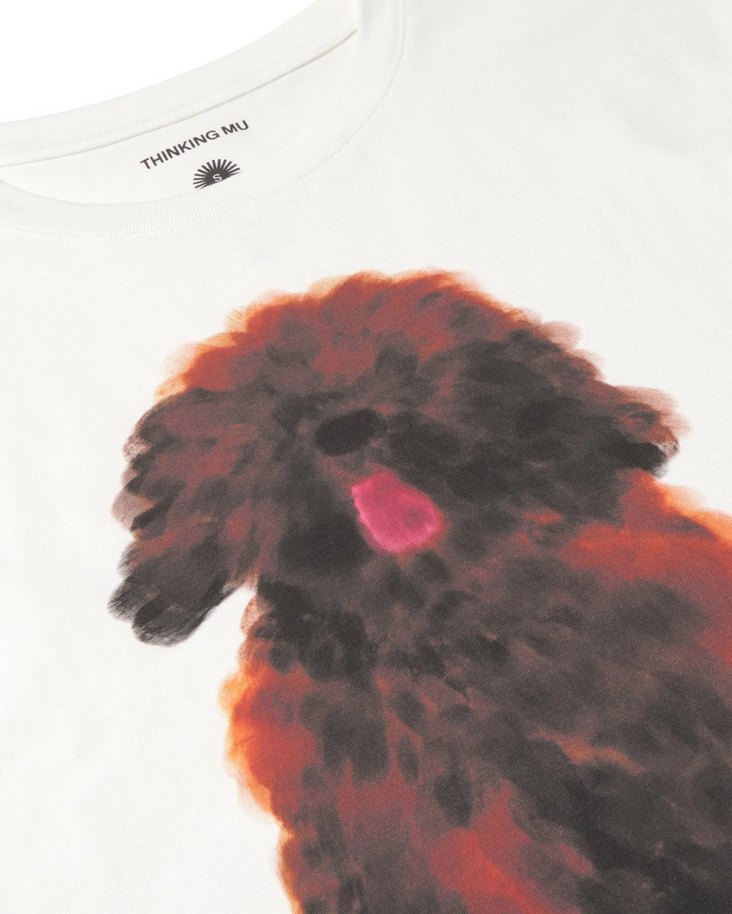Pet portrait white lucia tee