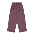 Two tuck wide cation pants purple