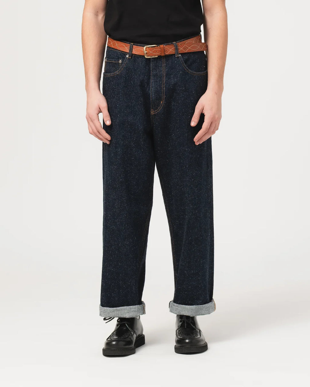 Neppy denim indigo