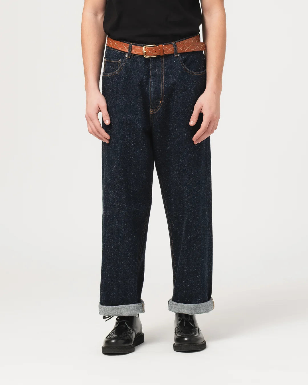 Neppy denim indigo