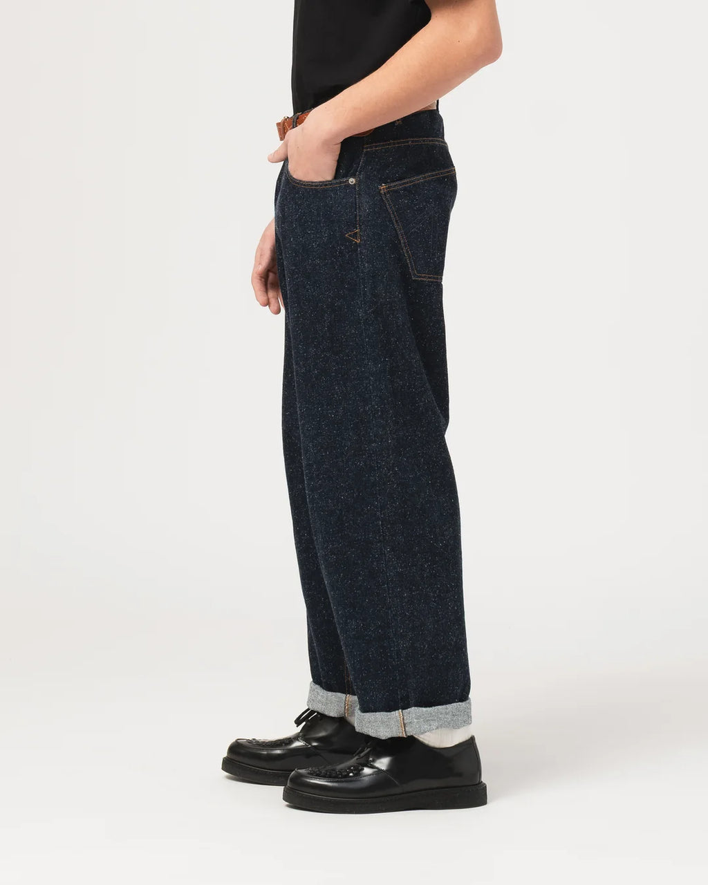 Neppy denim indigo