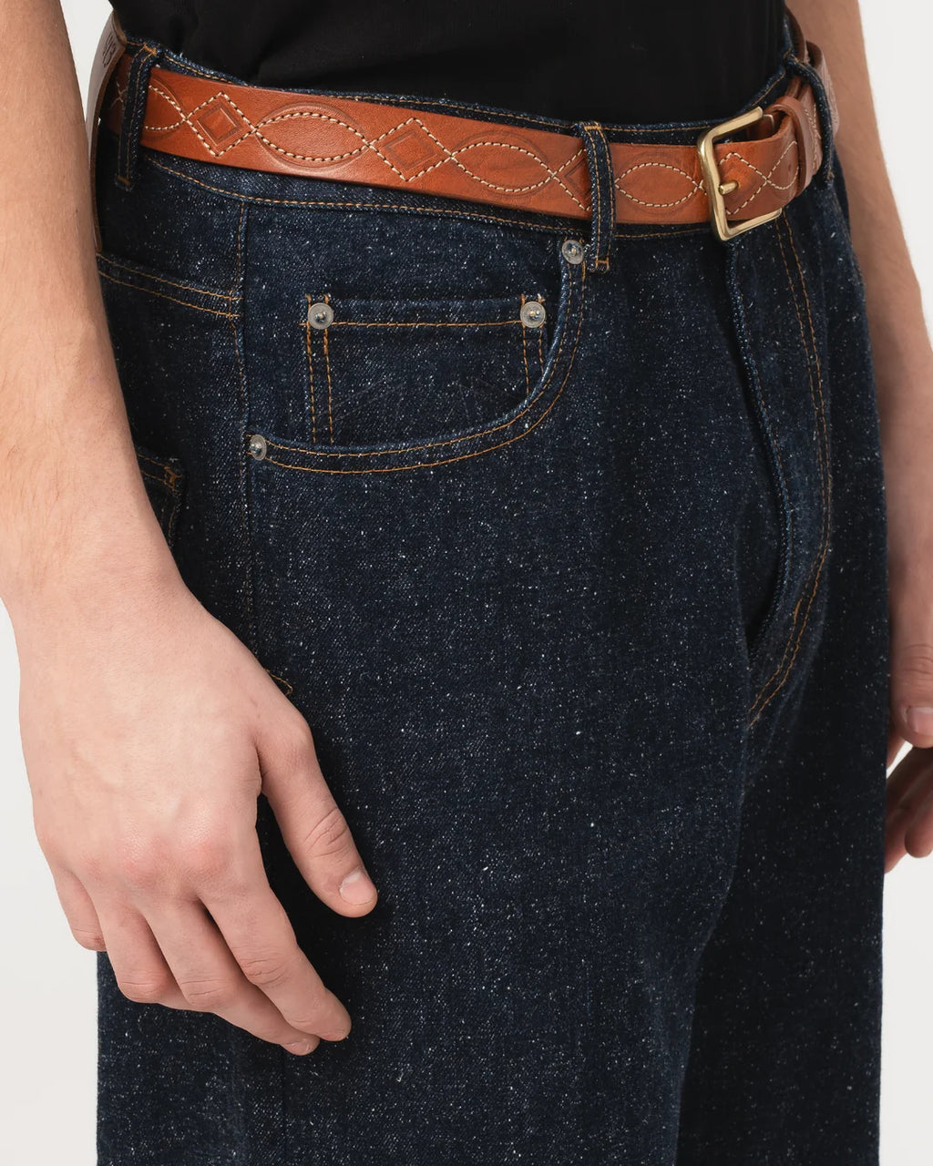 Neppy denim indigo