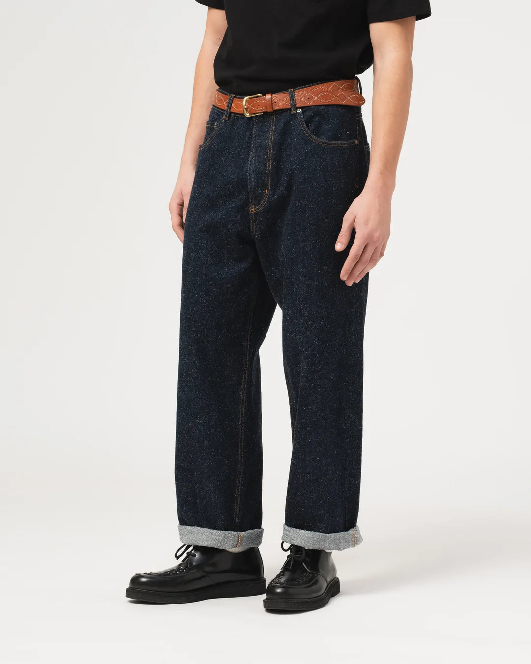 Neppy denim indigo