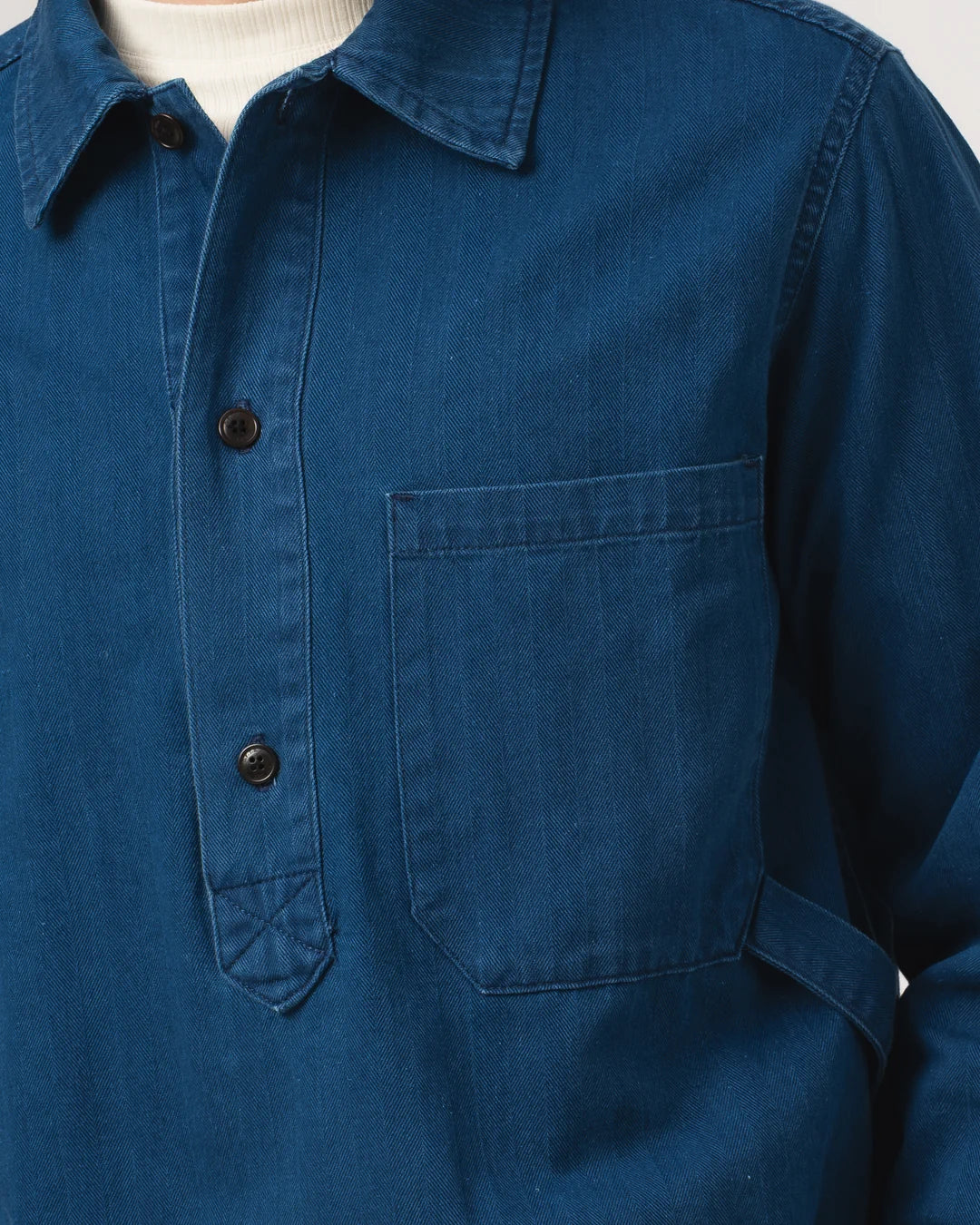Fisherman shirt blue