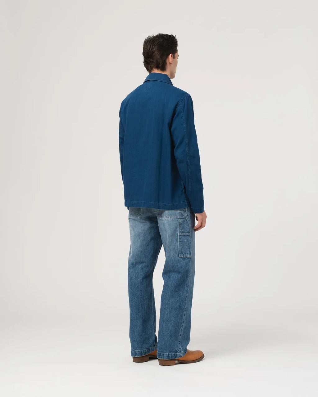 Fisherman shirt blue