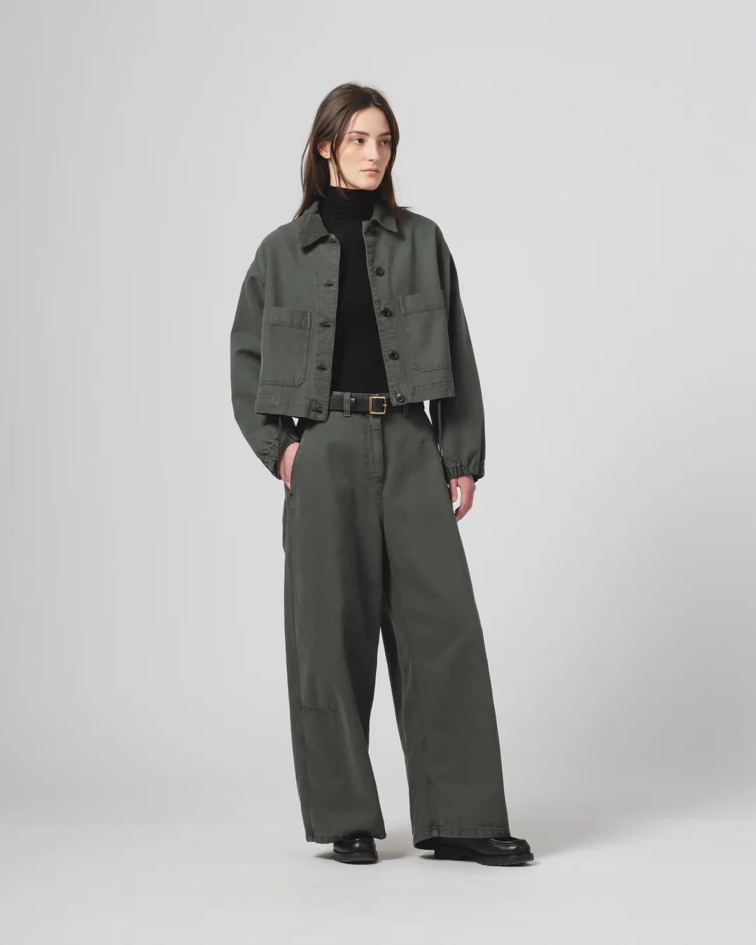 Woopsie Jacket Canvas Forest Green